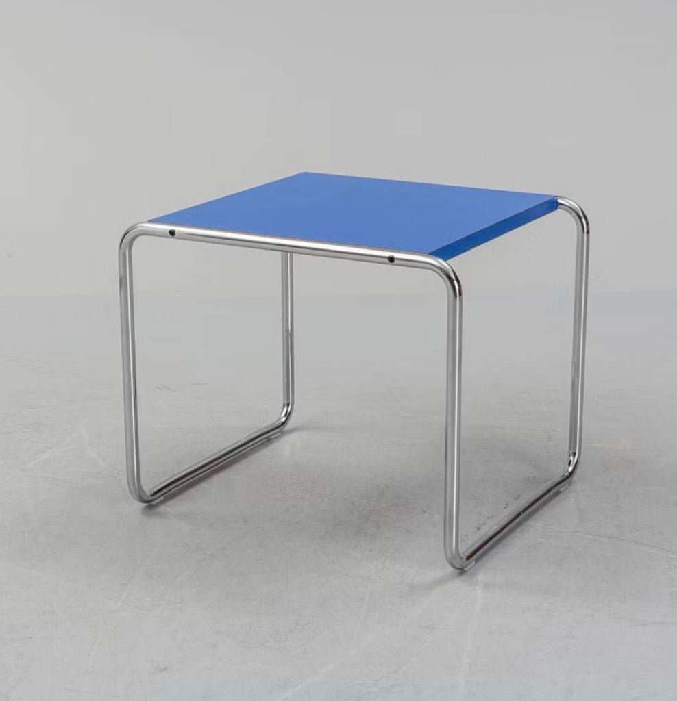 LACCIO CESCA Marcel Breuer bijzet tafel voor Knoll, Ophalen, Nieuw, Vierkant