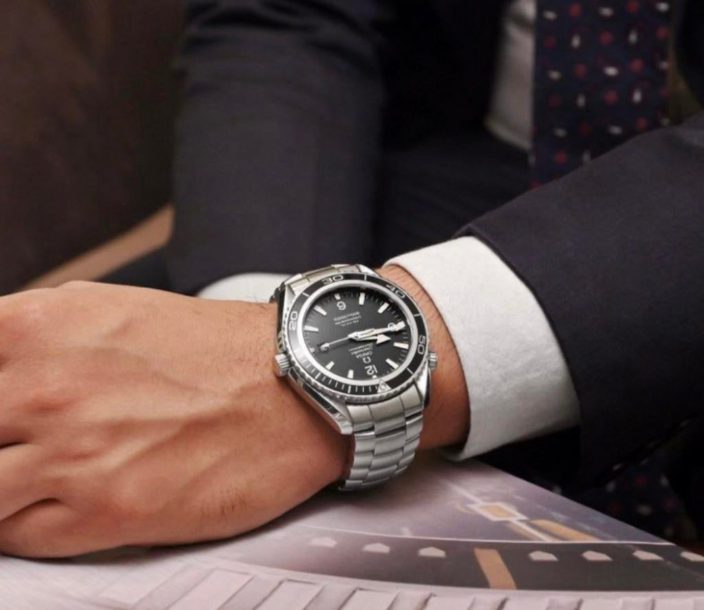 Omega planète océan co-axial 600m, Bijoux, Sacs & Beauté, Montre-bracelet, Enlèvement ou Envoi, Acier, Utilisé