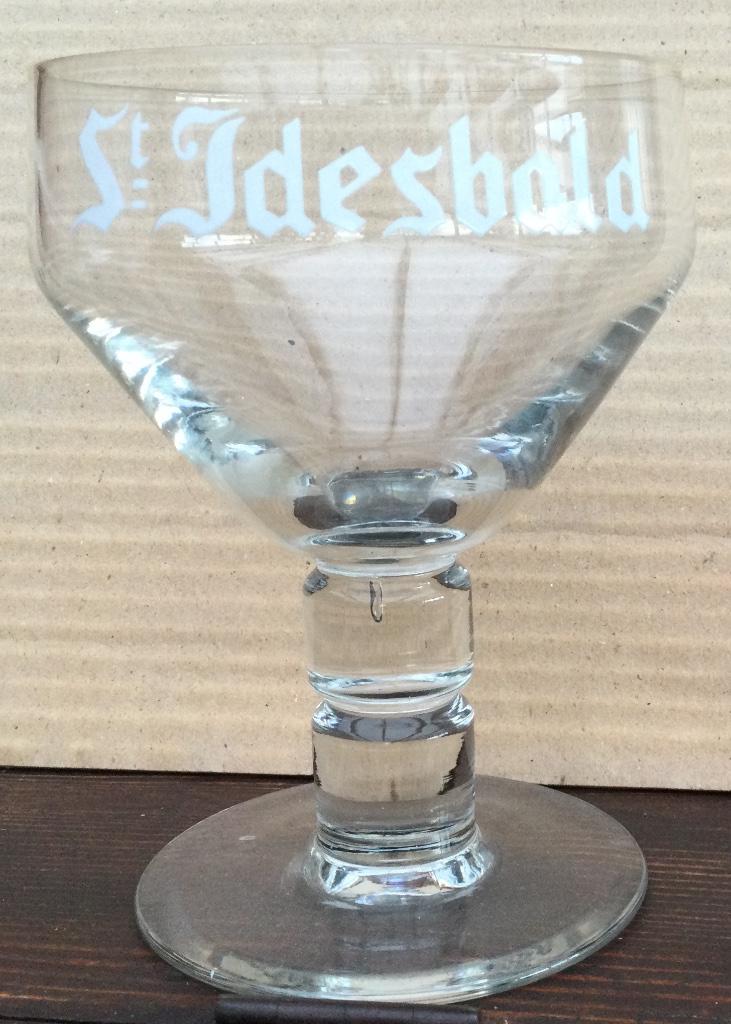 Bier brouwerij glas Sint Idesbald Huyghe oud model, Enlèvement ou Envoi