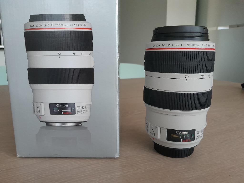 canon EF 70-300 f4-5,6 L IS USM, Enlèvement, Comme neuf, Téléobjectif, Zoom