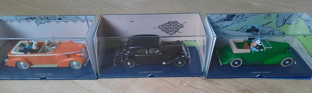 Tintin collectors autootjes 1/43, Ophalen, Nieuw, Auto