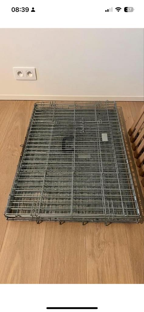 Caisse/cage pour chien en métal - pliable, Enlèvement, Utilisé