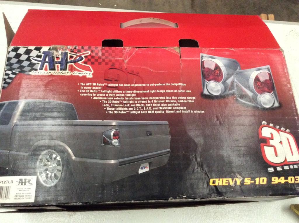 3D achterlichten voor Chevy S10, Chevrolet, Nieuw, Ophalen of Verzenden, Bumper