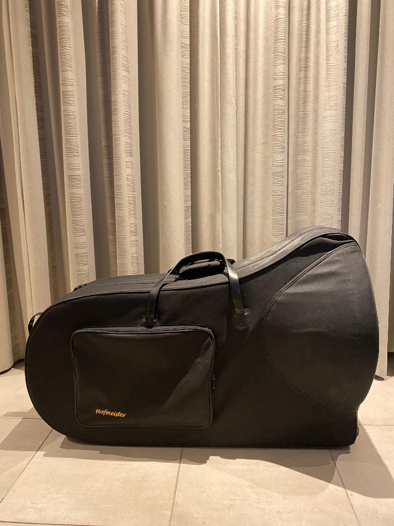 Bastuba Hofmeister, Musique & Instruments, Instruments à vent | Tubas, Enlèvement, Comme neuf, Autres types, Avec valise ou sac