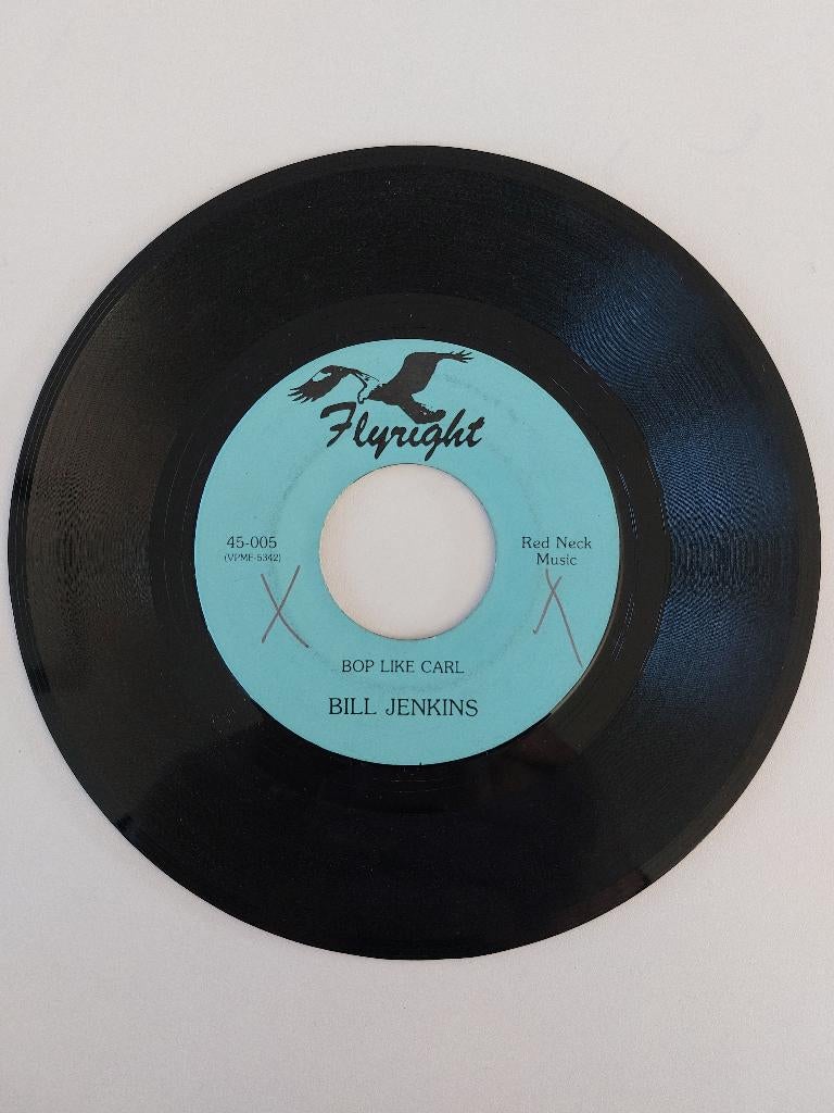 Bill Jenkins - Bop Like Carl / Pon-Tails & Bobbi-Sox, Ophalen of Verzenden, Rock en Metal
