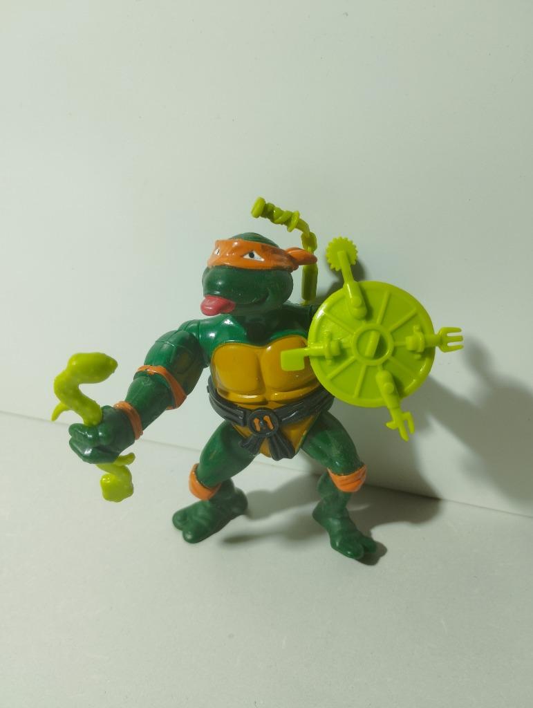 Turtles Ninja Rock n Roll Michaelangelo uit 1989, Ophalen of Verzenden, Gebruikt