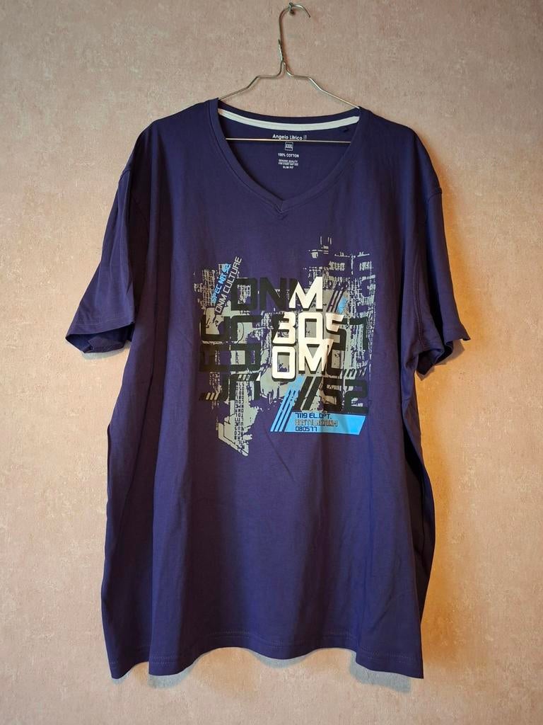 Tshirt van Angelo Litrico- Maat XXXL, Kleding | Heren, Grote Maten, Ophalen, Angelo Litrico, Paars, Shirt