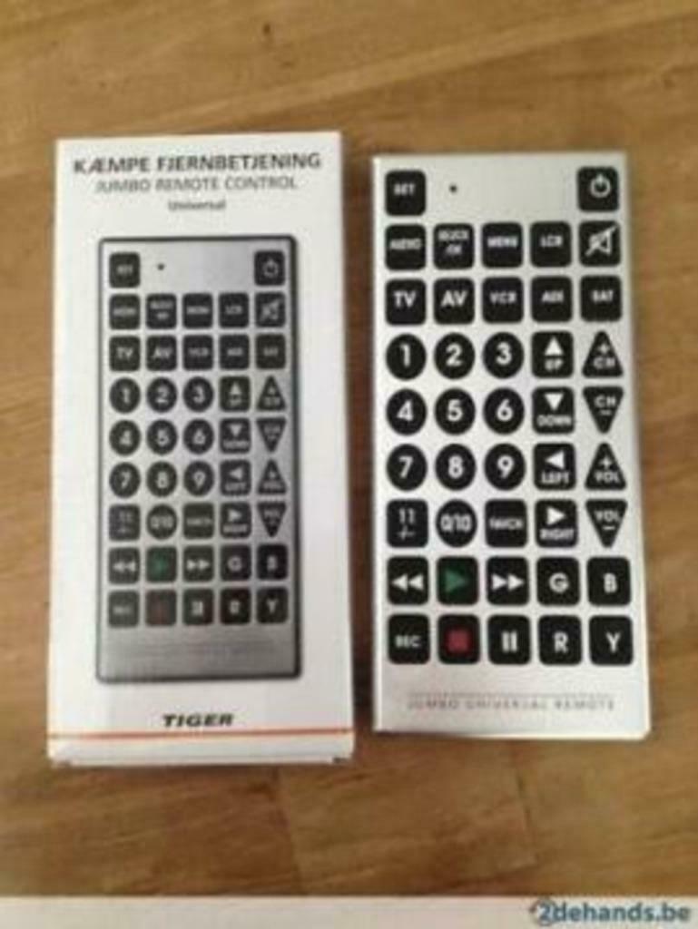 Télécommande universelle Jumbo, Enlèvement ou Envoi, Utilisé, Universel, TV
