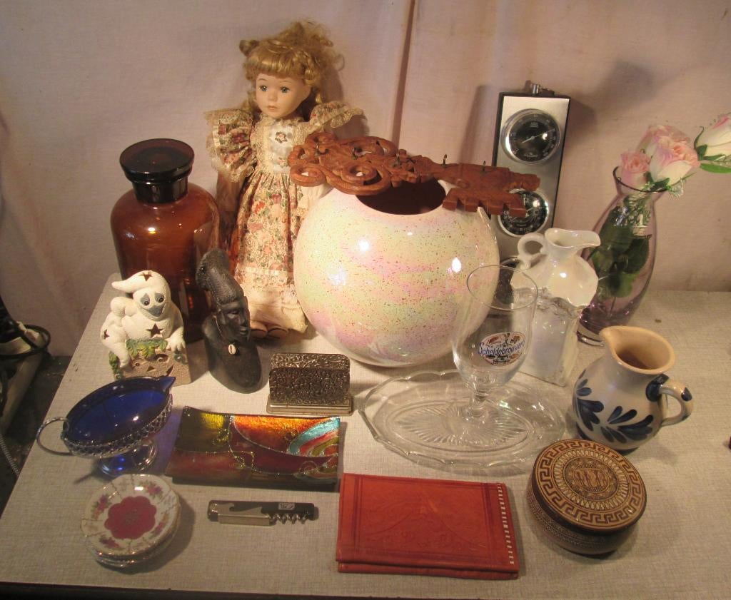 19 Oude Spulletjes en retro voorwerpen, Ophalen of Verzenden