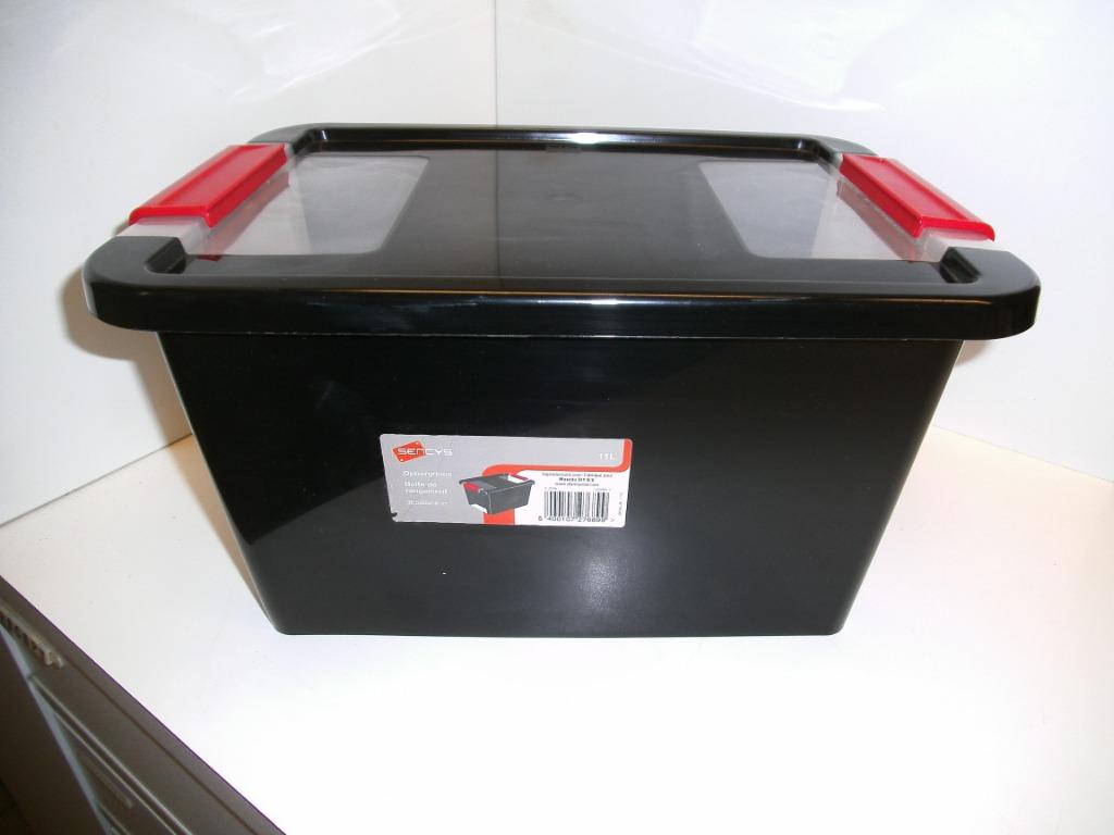Boîte de rangement en plastique marque Sencys (Varia-093), Enlèvement ou Envoi, Comme neuf