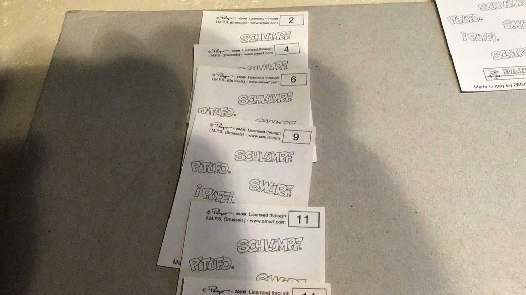 Schtroumpfs Panini (b3a), Collections, Enlèvement ou Envoi, Comme neuf, Bande dessinée ou Dessin animé