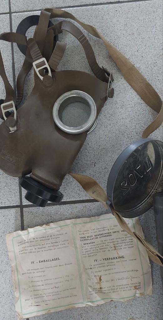 Gasmasker, Ophalen of Verzenden