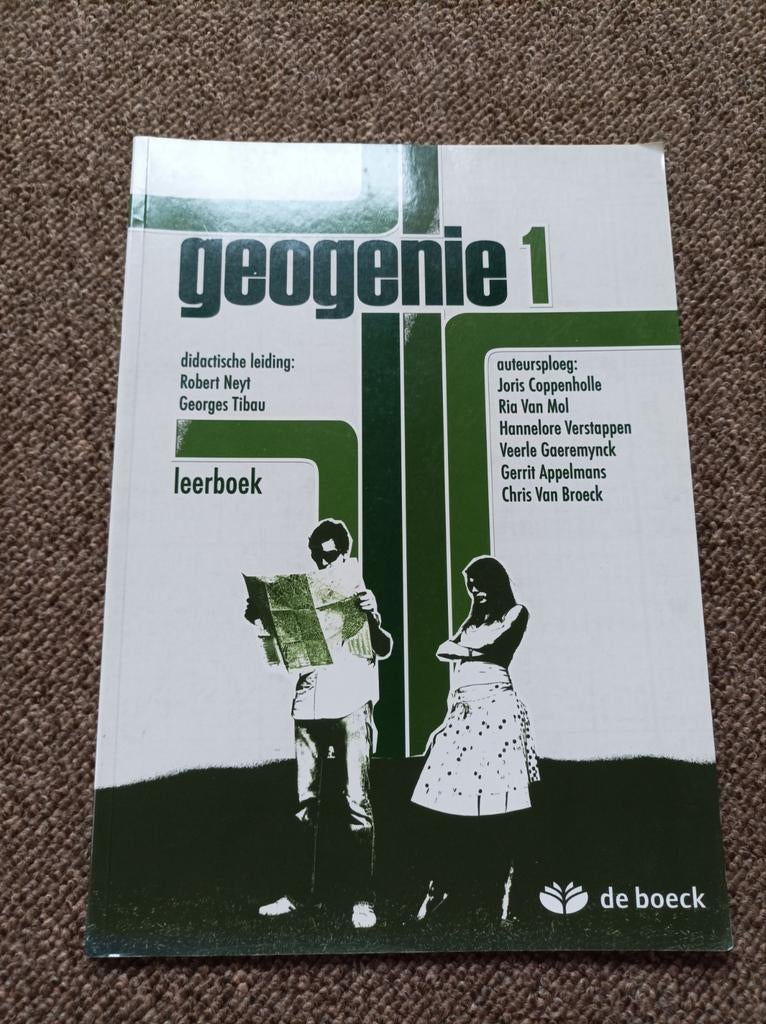 Leerboek Geogenie 1, Boeken, Ophalen of Verzenden, Nieuw, ASO, Aardrijkskunde