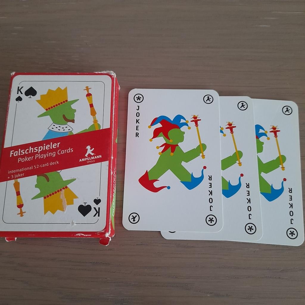 Speelkaarten Ampelmann  Falschspieler - poker., Verzamelen, Ophalen of Verzenden, Speelkaart(en)