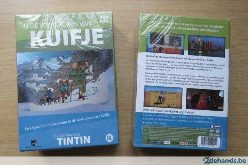 DVDBox - In de voetsporen van Kuifje (Uitgave: 2011), Avontuur, Verzenden, Alle leeftijden, Boxset