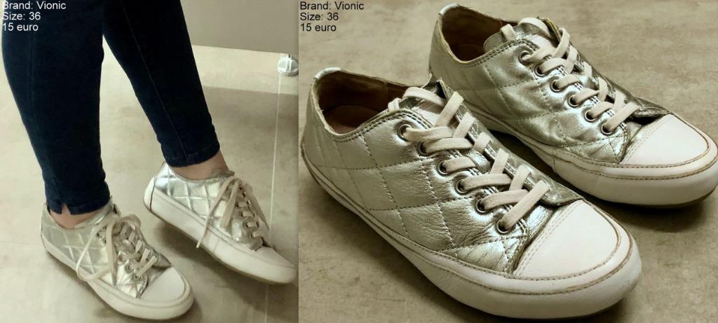 Grijs/zilveren sneakers VIONIC 36, VIONIC, Ophalen of Verzenden, Zo goed als nieuw, Sneakers