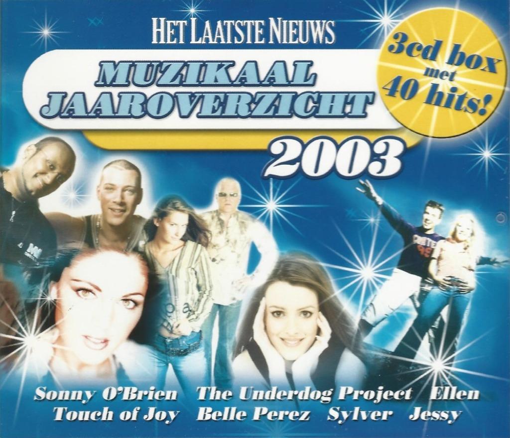 3CD-BOX * HET LAATSTE NIEUWS - MUZIKAAL OVERZICHT 2003, Ophalen of Verzenden, Zo goed als nieuw