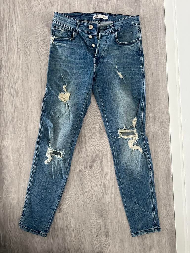 Jeans Zara, Vêtements | Hommes, Jeans, Comme neuf, Bleu, W36 - W38 (confection 52/54), Enlèvement ou Envoi