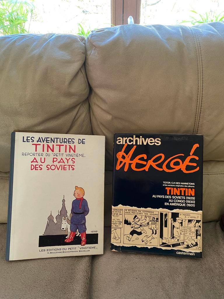 Paar oude Kuifje-boeken in uitstekende staat, Ophalen of Verzenden, Kuifje, Zo goed als nieuw