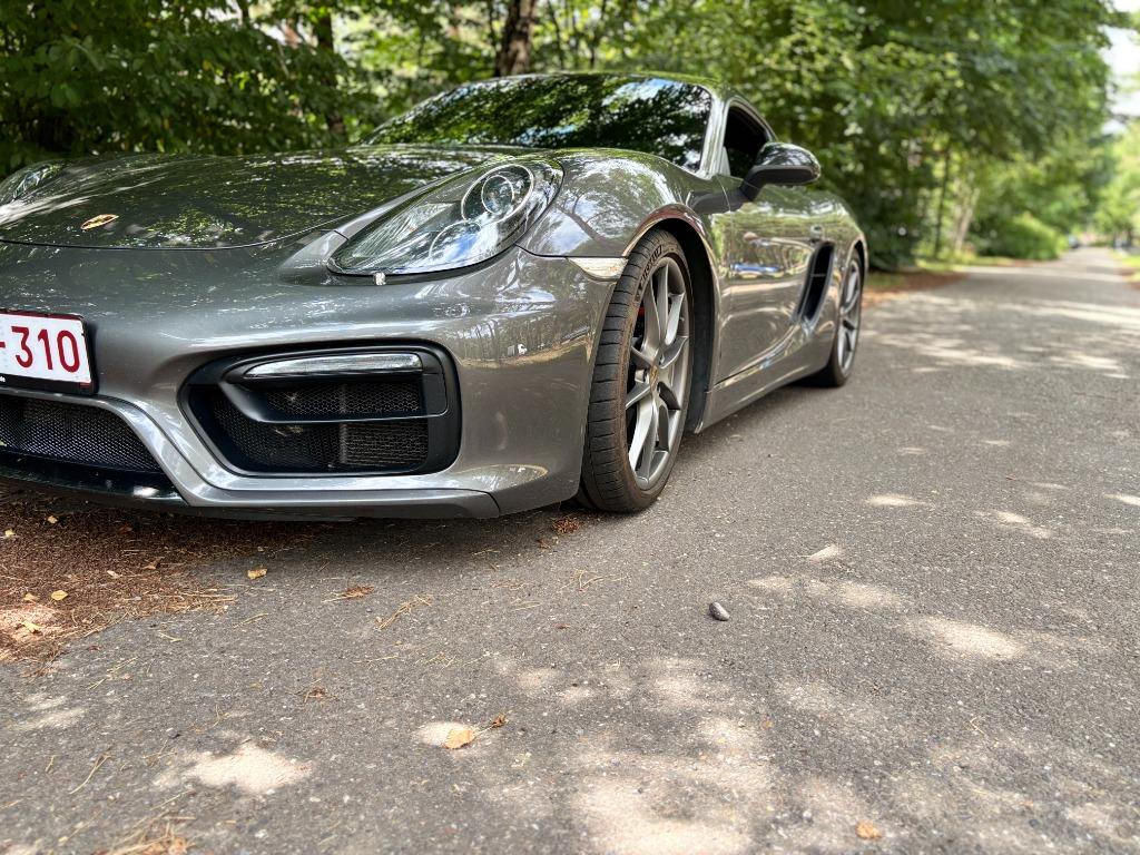 Porsche Cayman S 981 3.4L PDK GTS Style, PSE, Cats & Chrono, Auto's, Automaat, Achterwielaandrijving, Zwart, 1445 kg