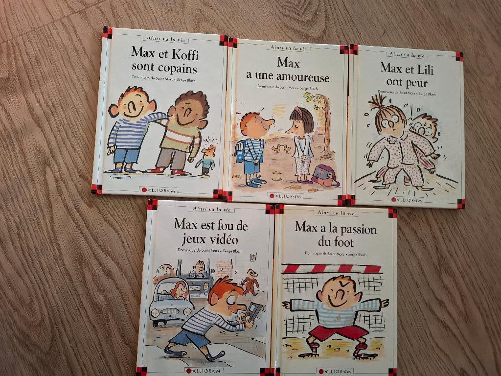 5 livres Max et Lili, Livres, Enlèvement ou Envoi