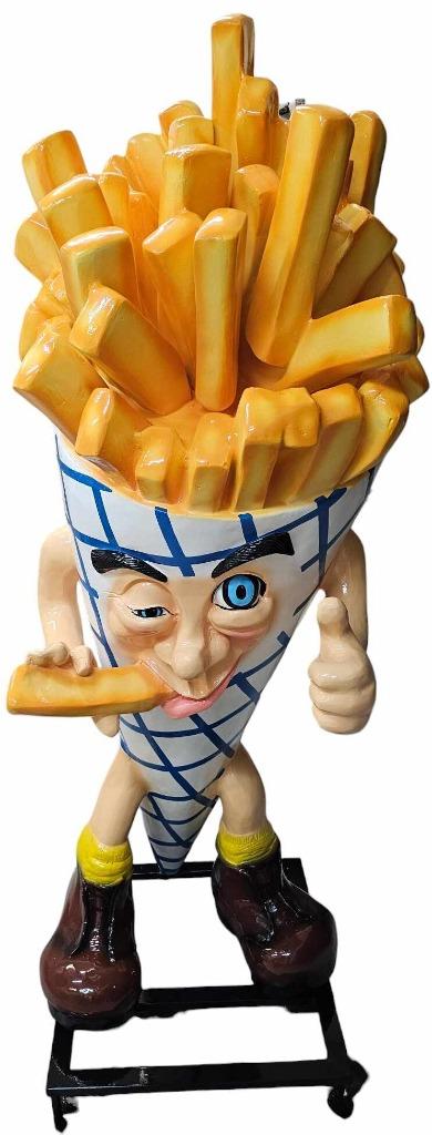 stoepreclame ijshoorn-frietzak-patat-broodje-sandwich-, Ophalen of Verzenden, IJs