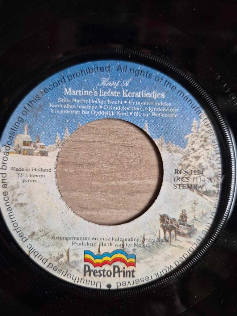 Singel Martine liefste kerstliedjes, Ophalen of Verzenden