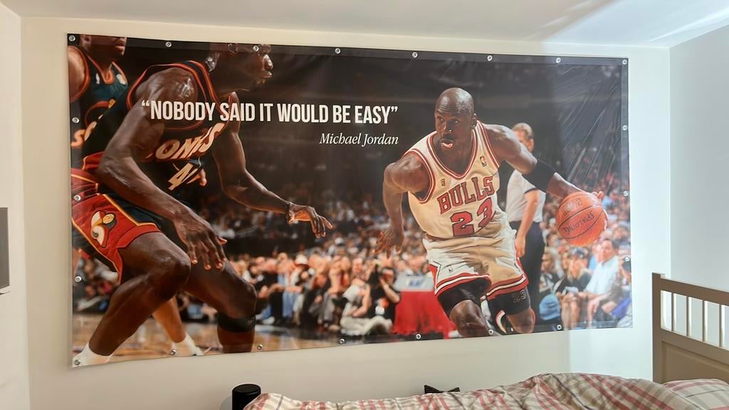 Poster - Michael Jordan, Enlèvement