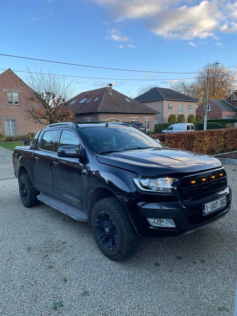 Ford ranger wildtrack 67000km, Achat, 3200 kg, Entretenue par le concessionnaire, Noir