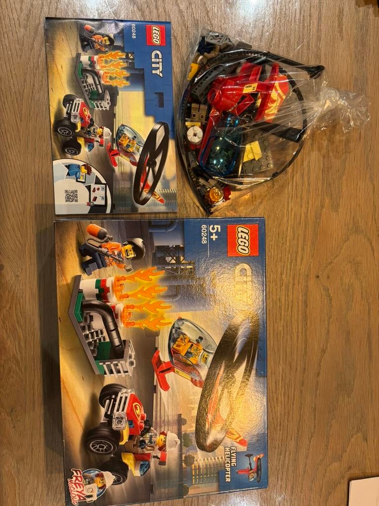 Lego city helicopter 60248, Ophalen, Zo goed als nieuw, Lego