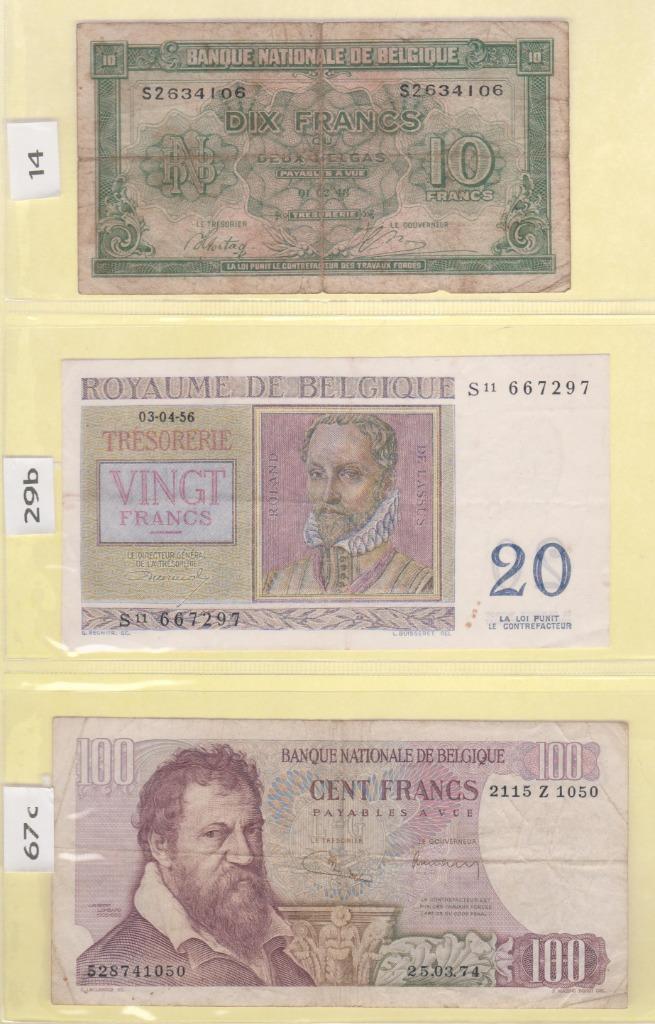 BELGIË - LOT BILJETTEN (7 stuks) GEWIJZIGD 16.07.2024, Ophalen of Verzenden, Setje