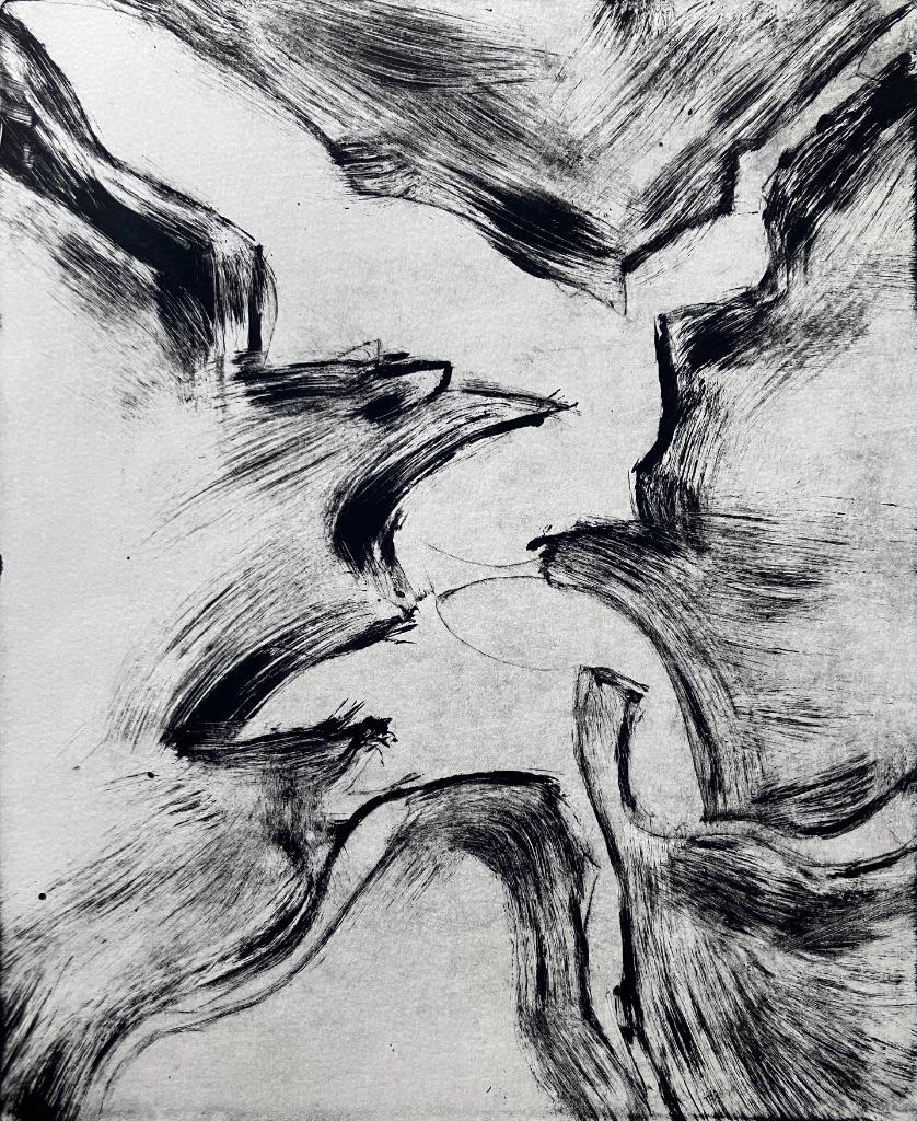 Ets Gerard Vanhove (1942-1994) Vlucht, Antiek en Kunst, Ophalen of Verzenden