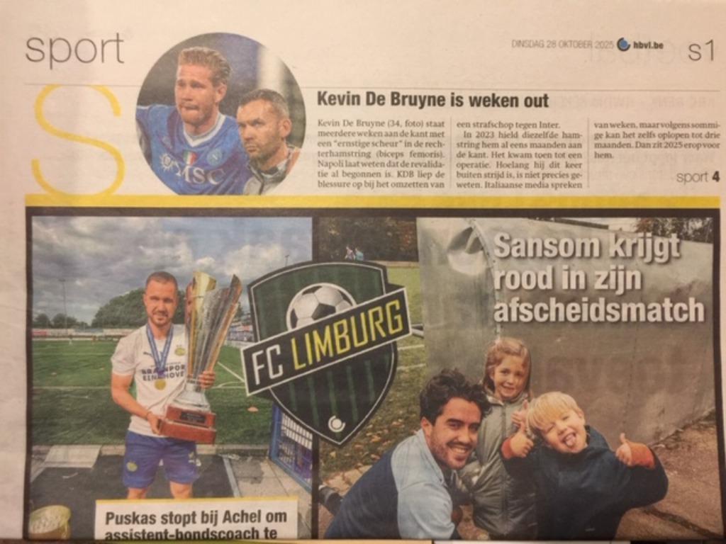 Sportsectie Het Belang van Limburg, Ophalen