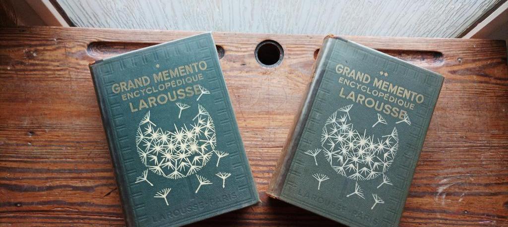 GRAND MEMENTO ENCYCLOPEDIQUE LAROUSSE, 2 tomes 1936/37, Livres, Encyclopédies, Série complète, Enlèvement ou Envoi, Général, Utilisé