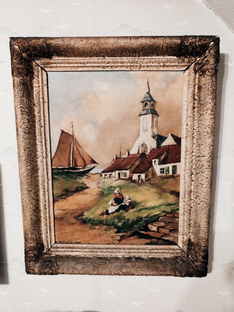 Mooie schilderij, Antiek en Kunst, Kunst | Schilderijen | Klassiek, Ophalen