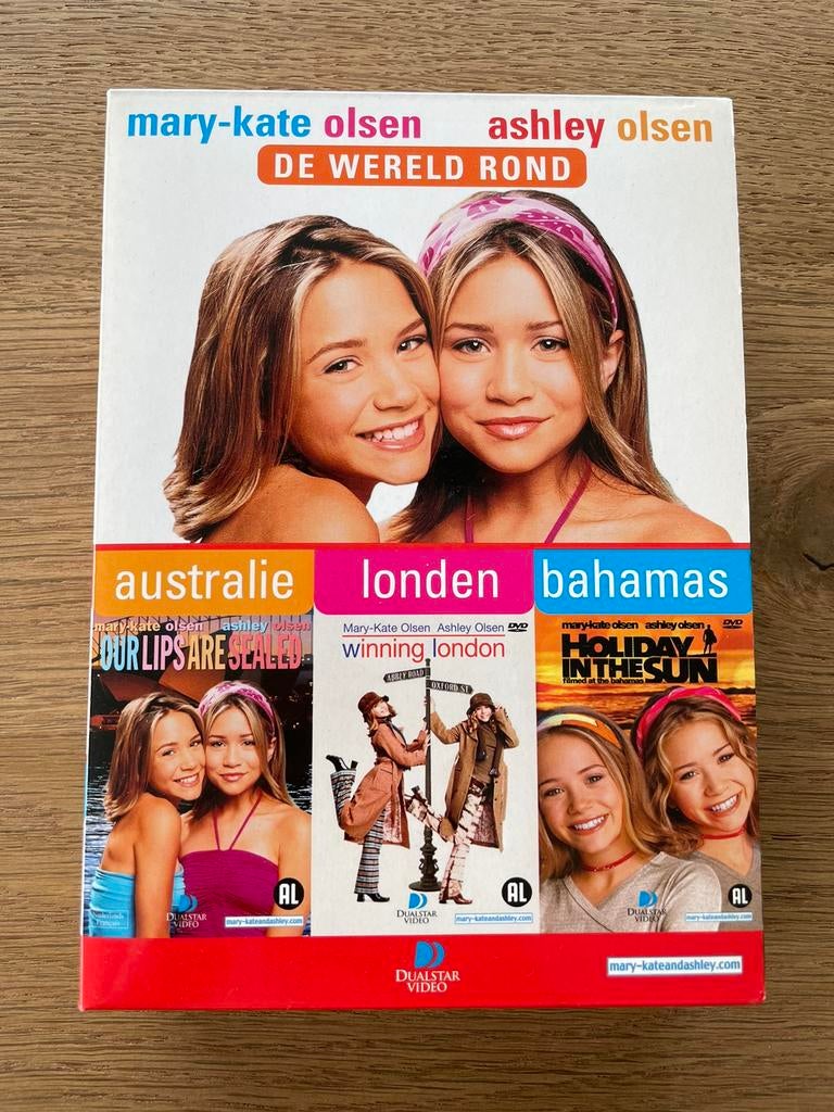 DVD Box De Wereld Rond - Olsen Twins, Cd's en Dvd's, Alle leeftijden, Ophalen of Verzenden, Zo goed als nieuw, Film