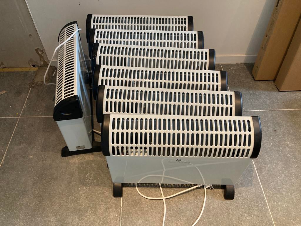 Handson Convectorkachel Turbo 2000W - Wit, Ophalen, 30 tot 80 cm, Kachel, Minder dan 60 cm