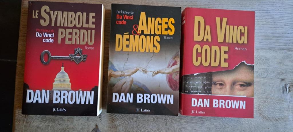 "Dan Brown" : Lot de 3 livres, Ophalen of Verzenden