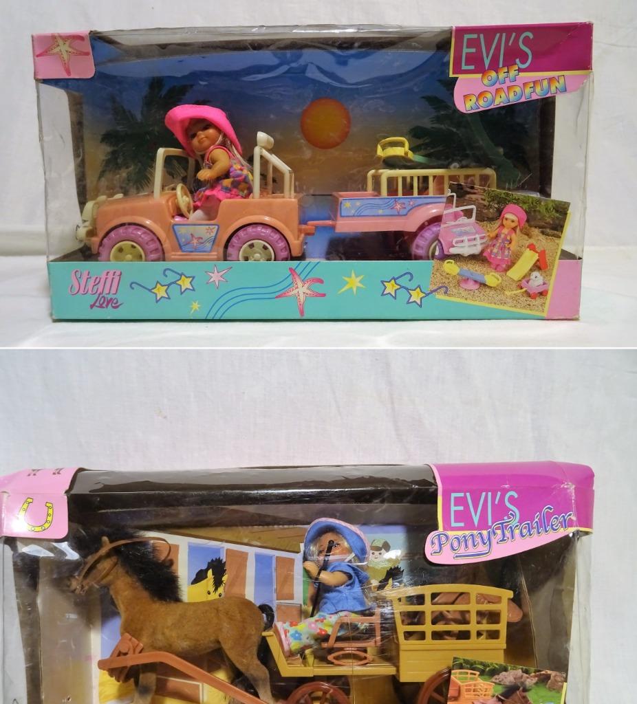 2 vintage Simba Toys Steffi Love, Verzamelen, Poppen, Gebruikt, Pop, Ophalen of Verzenden