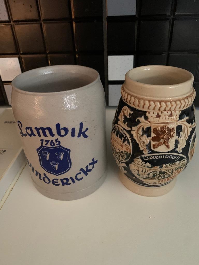 Vintage bierkruik, Ophalen