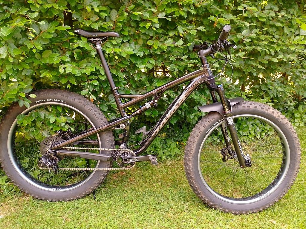 Salsa Bucksaw fatbike fully mountainbike/fatbike, Fietsen en Brommers, Fully, 49 tot 53 cm, Zo goed als nieuw, Ophalen