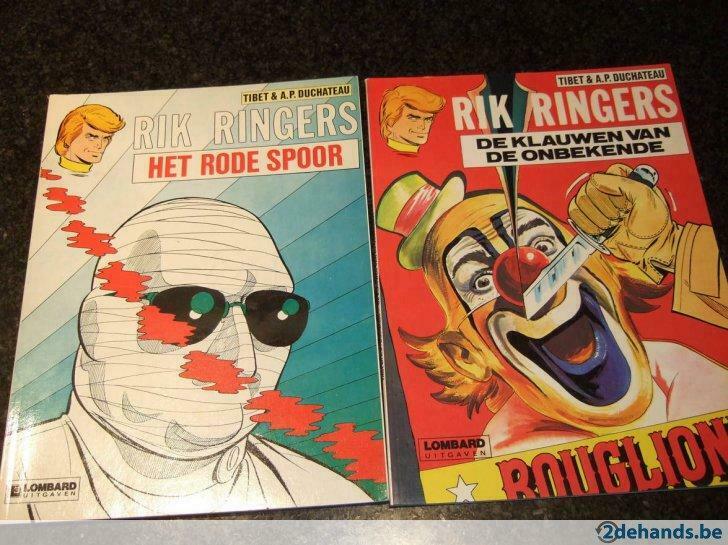rik ringers  /  2 strips : zie hierna, Livres, BD, Utilisé, Enlèvement ou Envoi
