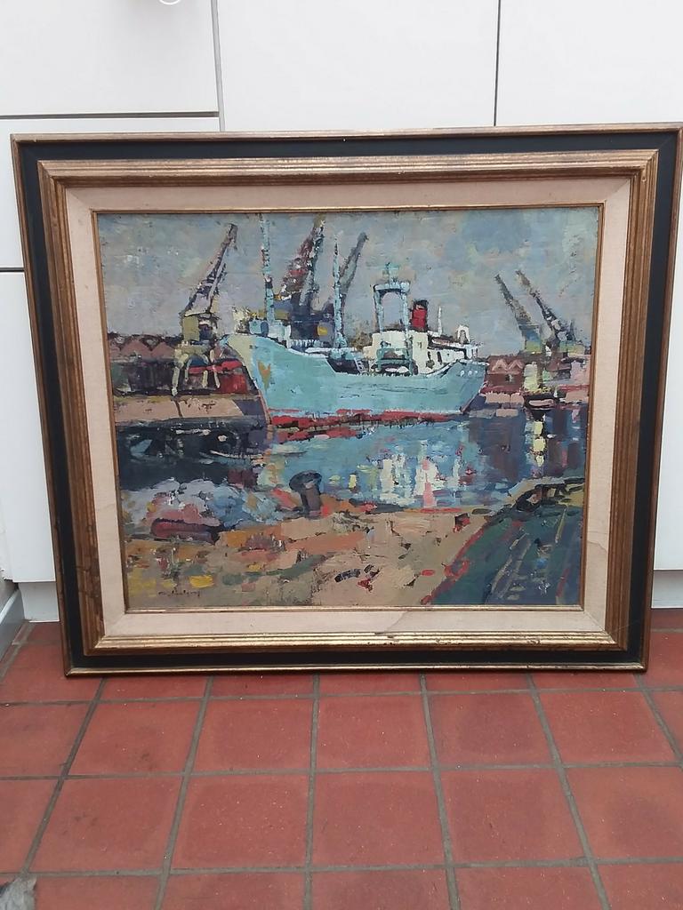 Schilderij Maurice Leclercq olie op paneel, Antiek en Kunst, Kunst | Schilderijen | Klassiek, Ophalen