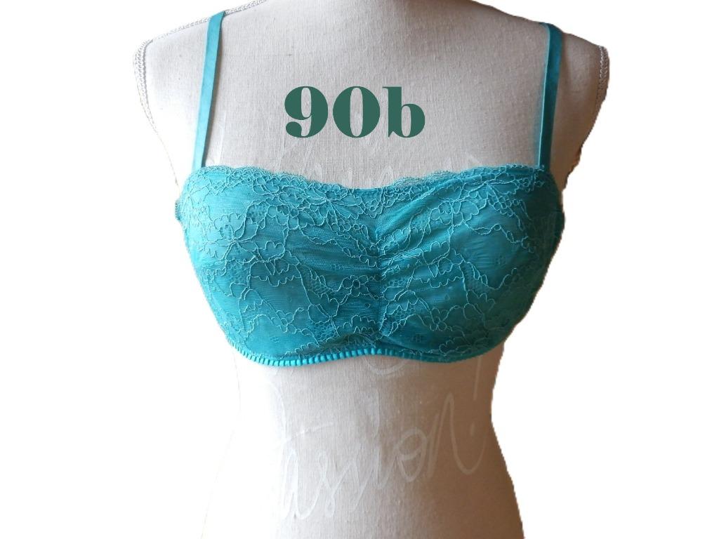 (3)- soutien gorge femme t.90B bleu, Enlèvement ou Envoi, Bleu, Soutien-gorge