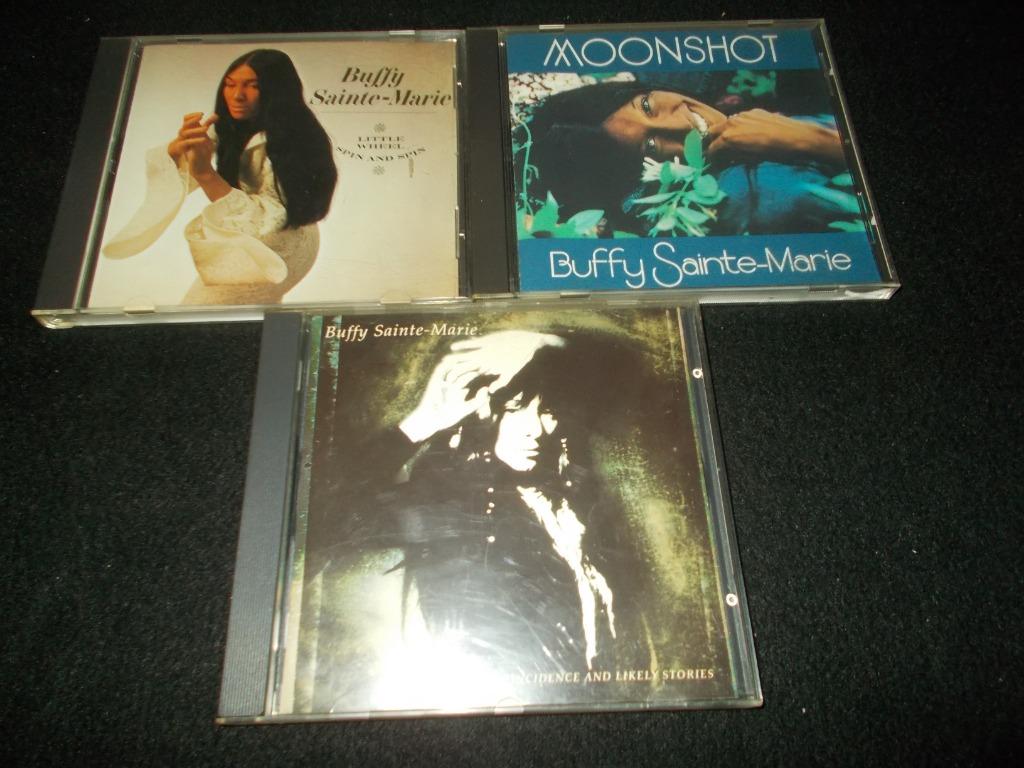 BUFFY SAINTE-MARIE - 3CD's samen te koop in 1 Lot., Ophalen, Zo goed als nieuw, Singer-songwriter