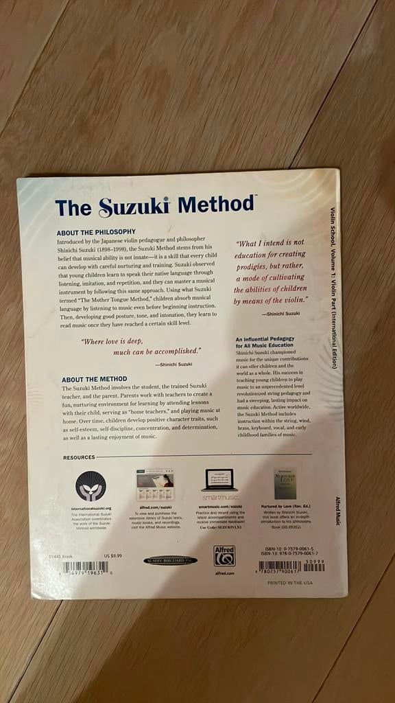 The suzuki method viool Engels volume 1, Muziek en Instrumenten, Ophalen of Verzenden, Zo goed als nieuw