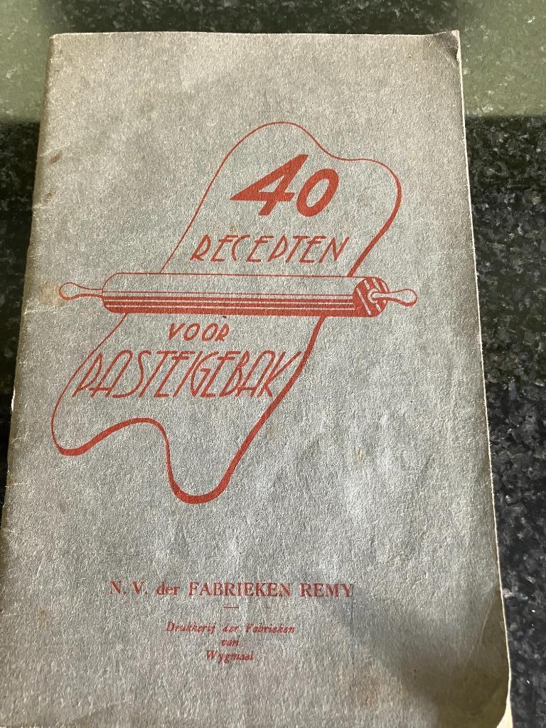 40 recepten voor pasteigebak, Enlèvement, Utilisé, Livre ou Revue