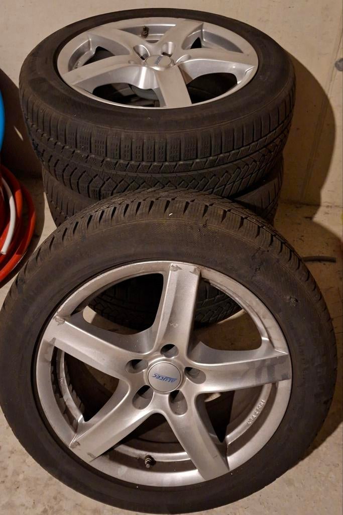 18" velgen met winterbanden Outlander PHEV, Auto-onderdelen, Banden en Velgen, Ophalen, 18 inch, Gebruikt, Velg(en)