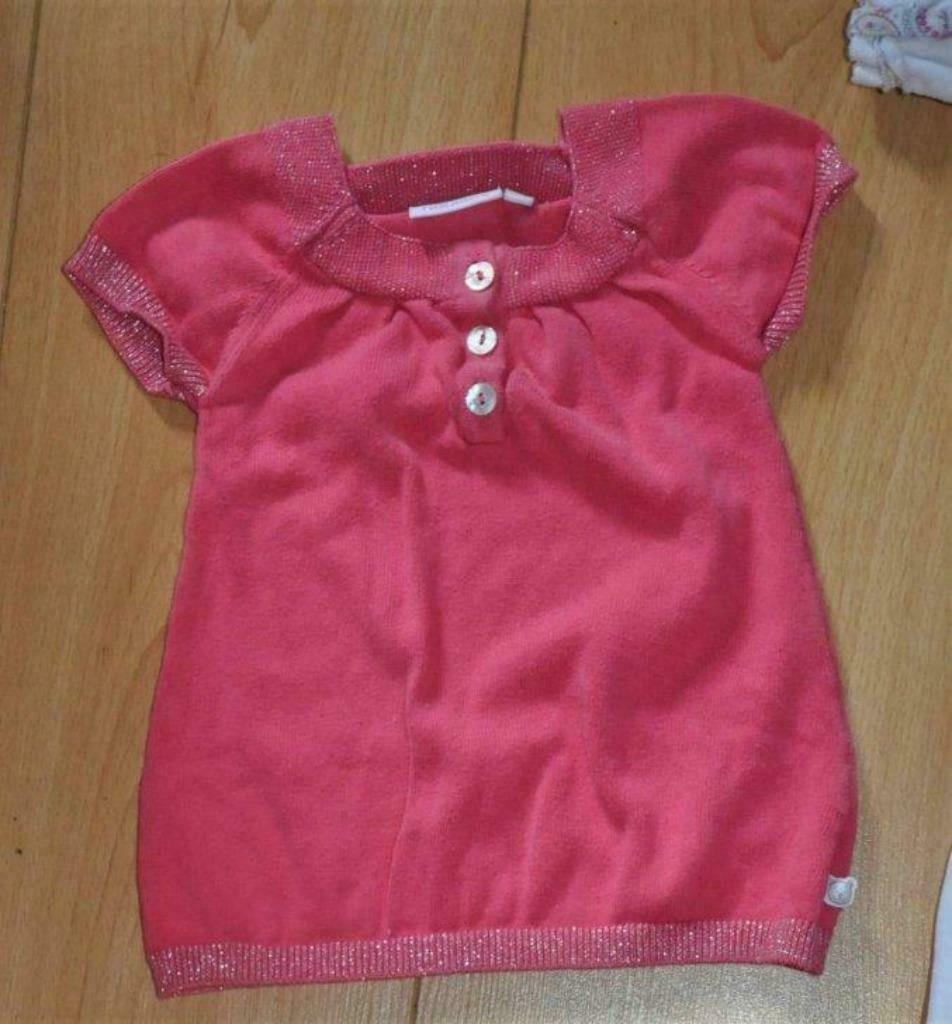 NOUKIES petit pull corail 6mois TB état, Enlèvement ou Envoi, Pull ou Veste, Comme neuf, Noukies