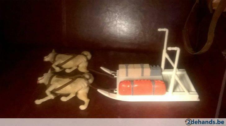 Action man ? vintage '90 hondenslee en boot, Ophalen of Verzenden, Gebruikt